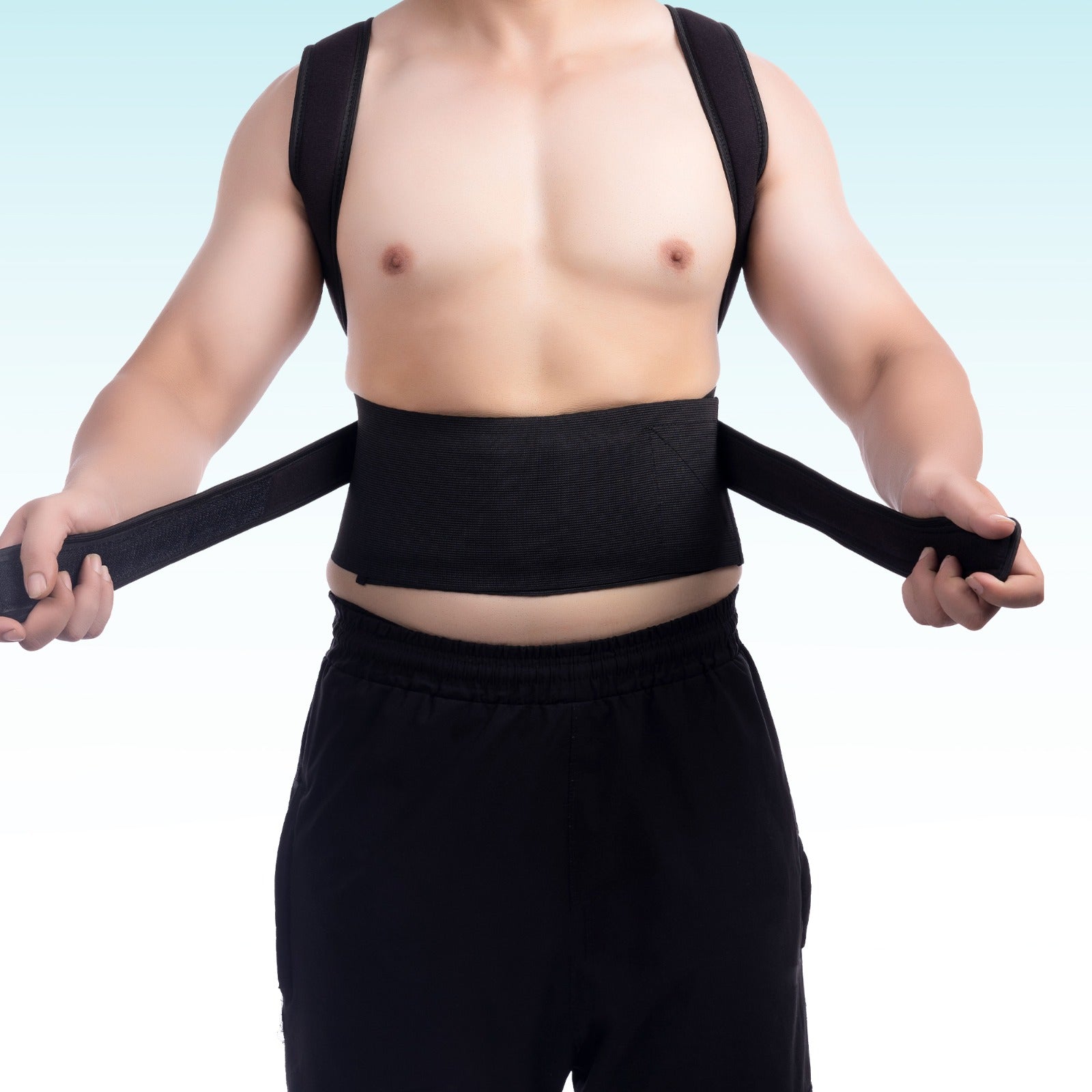 Posture Corrector Belt with Lumbar Support - Back Pain Relief for Men & Women